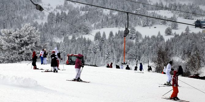 Bursa’da Bahar Uludağ’da 80 Santim Kar