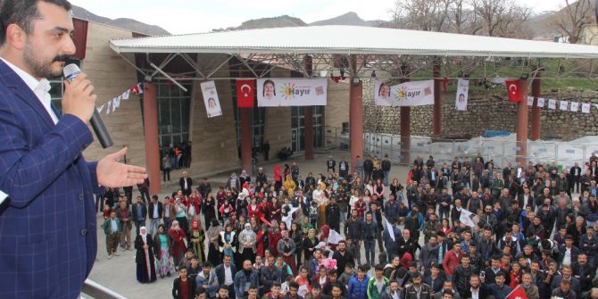 Chp Hakkari’de Miting Düzenledi