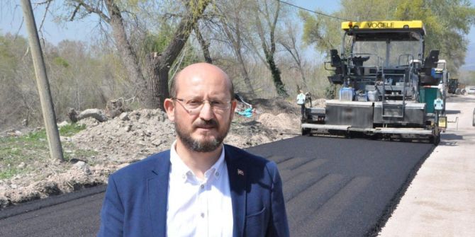 Niksar Küçük Sanayi Sitesinde Asfalt Çalışması Başladı