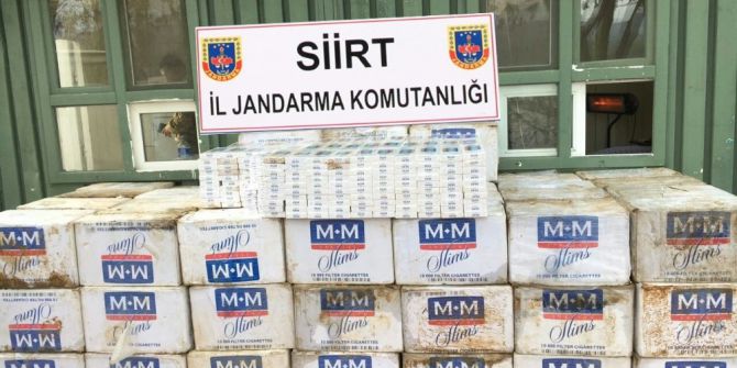 Siirt’te 66 Bin Paket Kaçak Sigara Ele Geçirildi