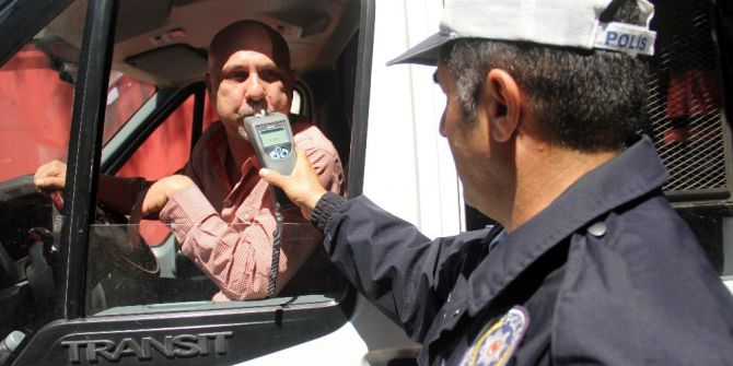 Öğrenci Servis Sürücülerine Alkol Uygulaması