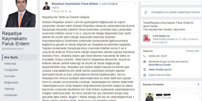 Kaymakamın 1 Nisan Şakasının Etkileri Devam Ediyor