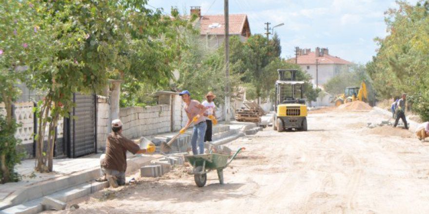 Babaeski’de Yol Yapım Çalışmaları