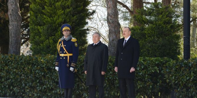 Kazakistan Cumhurbaşkanı Azerbaycan’da