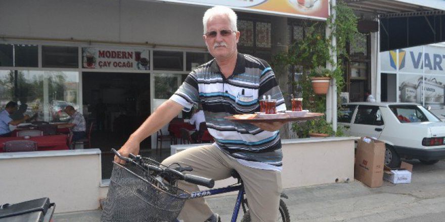 Bisikletli Çay Servisi