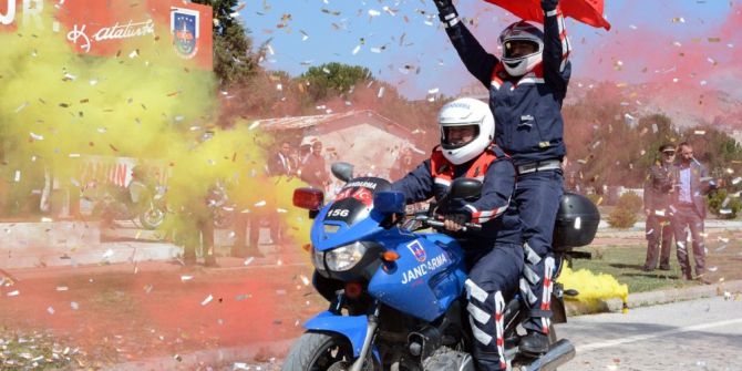 Jandarma Motorize Ekipleri Eğitimlerini Tamamladı