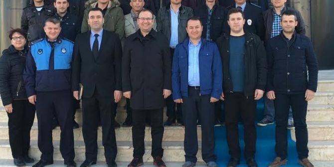 Bilecik Belediyesi Zabıta Müdürlüğü Çalışanlarına “Zabıta Mevzuatı Eğitimi”