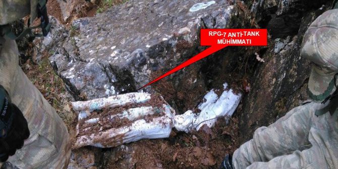 Tsk: “Atmaca Operasyonu’nda 15 Adet Rpg-7 Anti-tank Mühimmatı Ele Geçirildi”