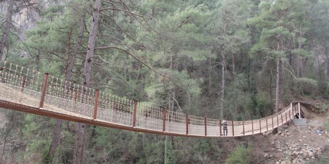 Kapıkaya Kanyonu İle Varda Köprüsü Birbirine Bağlandı