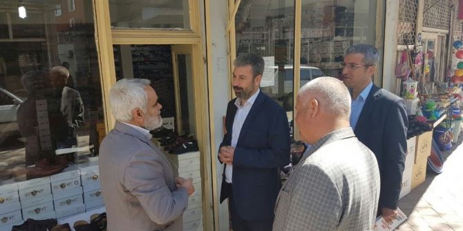 Başkan Dimez Esnafa ‘Cumhurbaşkanlığı Hükumet Sistemini’ Anlattı