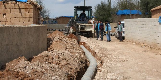 Haliliye Belediyesinden Derinkuyu Mahallesinde Drenaj Çalışması
