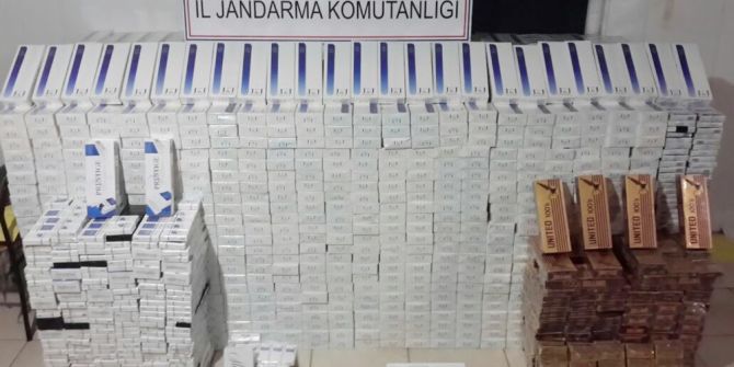 Nusaybin’de 28 Bin 210 Paket Kaçak Sigara Ele Geçirildi