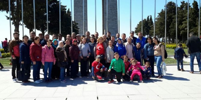 Edirne Sağırlar, Spor, Kültür Ve Aileleri Dayanışma Derneği Çanakkale Şehitleri Anıtı’nı Gezdi