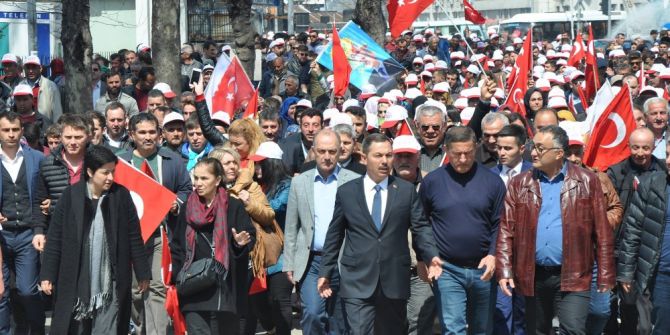 Uysal, Ereğli’yi Cumhurbaşkanı Erdoğan’ın Mitingine Taşıdı