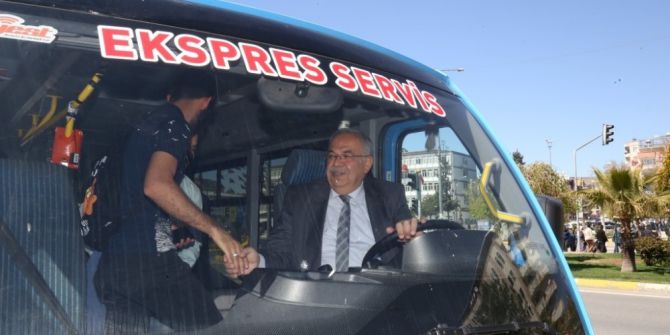 Belediye Ekspres Hattını Hizmete Soktu