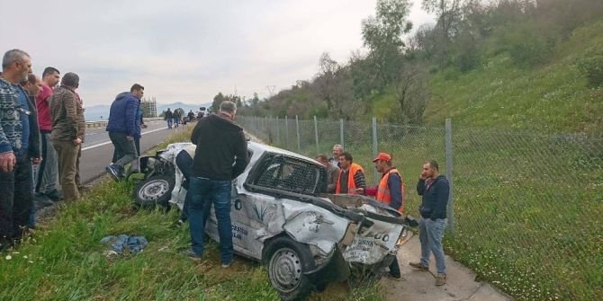 Söke’de Zincirleme Trafik Kazasında; 1’i Ağır 4 Yaralandı