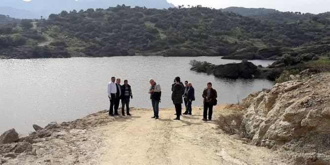 Söke’de Karacahayıt Göleti Su Tutmaya Başladı