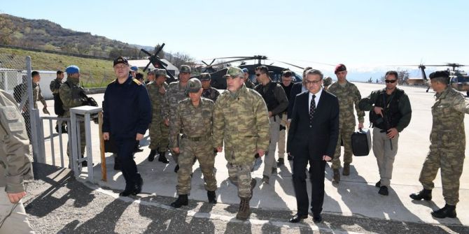 Genelkurmay Başkanı Akar Ve Kuvvet Komutanları Şırnak, Siirt Ve Bitlis’te İncelemelerde Bundu
