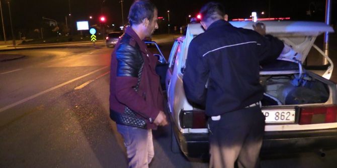 Polisten Kaçan Sürücü Kısa Sürede Yakalandı