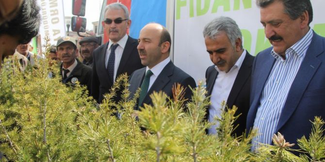 Cihanbeyli İlçesinde Fidan Dikim Etkinliği