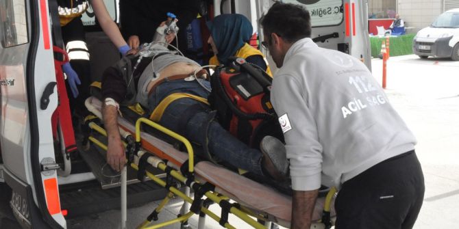 İnşaattan Düşen İşçi Ağır Yaralandı