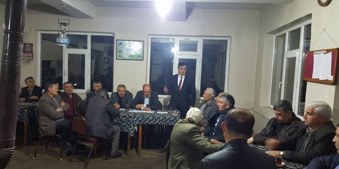 Başkan Yalçın Bozcaarmut Köyünde ‘Evet’ İçin Çalışma Yaptı