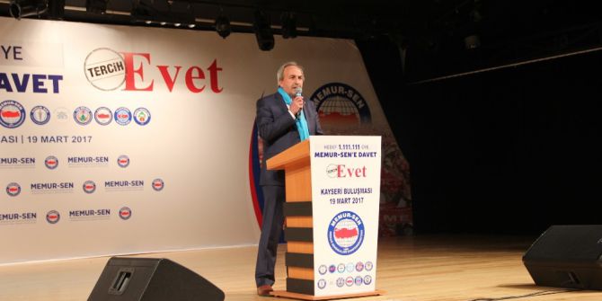 Eğitim Bir Sen Kayseri 1 Nolu Şube Başkanı Aydın Kalkan, "Kayseri Eğitimi Kaybettiği Heyecanı Arıyor"