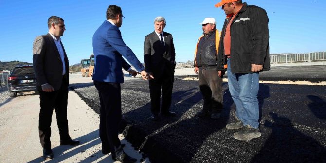 Başkan Karaosmanoğlu, Duble Yol Çalışmalarını Yerinde İnceledi