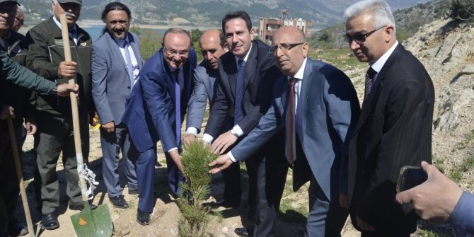 Kozan’da Hükümlüler Bin Fidan Dikti