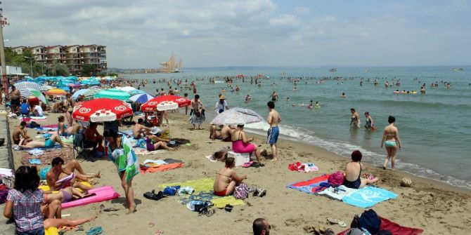 Tekirdağ Plajlarına Mavi Bayrak Çalışması