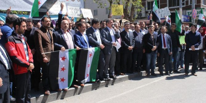 Suriye’deki Kimyasal Saldırı Protesto Edildi
