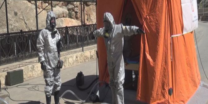 Sınırda ’Kimyasal Önlem’