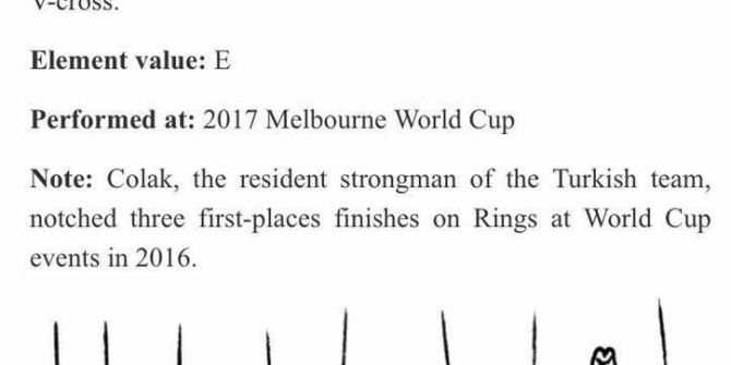 Milli Sporcu Dünya Cimnastik Literatürüne Girdi