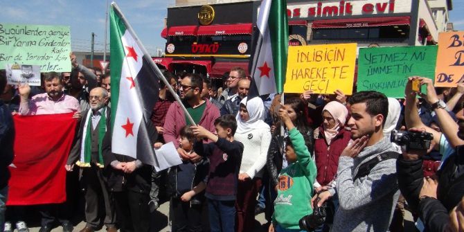 İdlip’teki Suriye Rejiminin Saldırısına Gaziantep’ten Tepki