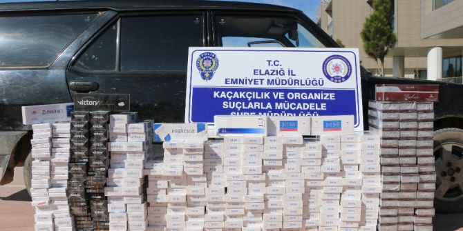 Elazığ’da Uyuşturucu Ve Kaçak Sigara İle Mücadele