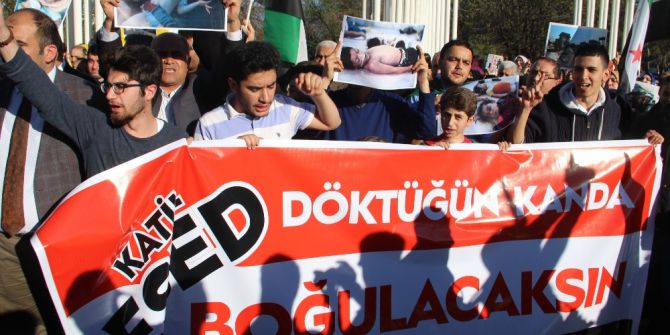 İdlib’teki Saldırı Batman’da Protesto Edildi