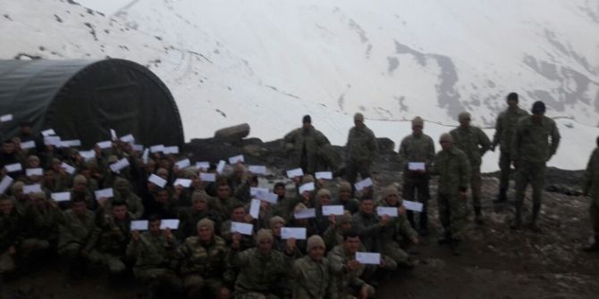 Öğrencilerden Askerlere Duygulandıran Mektuplar