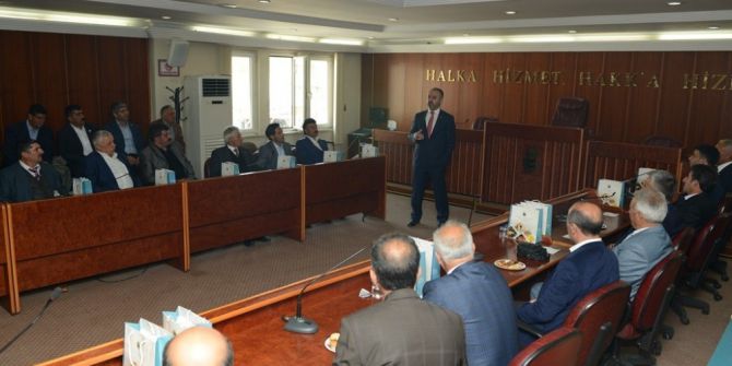 Aktaş Doğubayazıt’tan Gelen Muhtarları Ağırladı