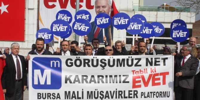 Mali Müşavirler Platformu “Evet” Diyecek