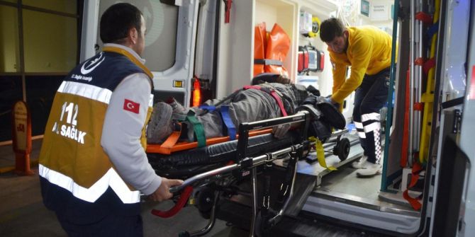 Bafra’da Motosiklet Kazası: 1 Yaralı