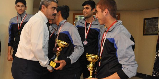 Başarılarını Başkan Alıcık İle Paylaştılar