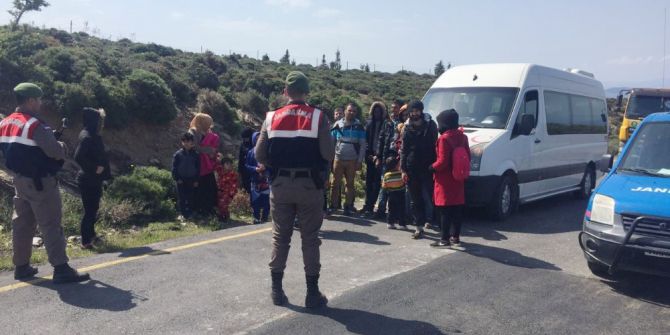 Yurt Dışına Kaçmaya Çalışan 22 Göçmen Yakalandı