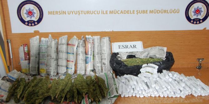 Mersin’de 4 Kilo 224 Gram Esrar Yakalandı