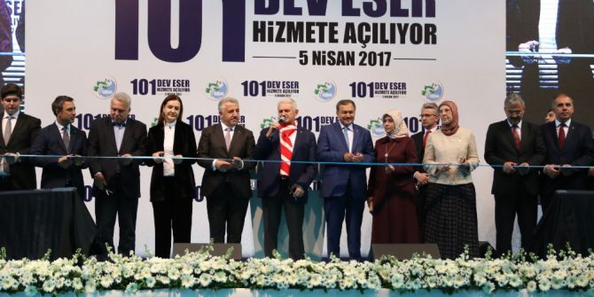 Aydın’da Tamamlanan Yatırımlar Başbakan Yıldırım Tarafından Hizmete Alındı
