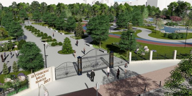 94 Bin Metrekarelik Millet Bahçesi Zeytinburnu’na Yapılıyor