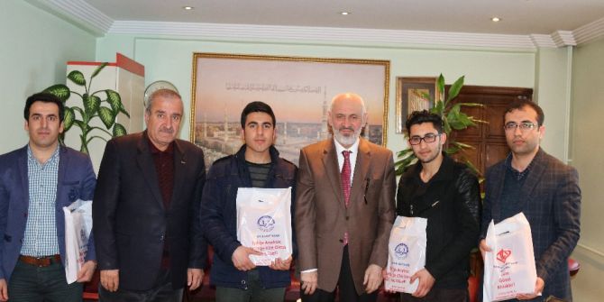 Öğrencilerden Müftü Arvas’a Ziyaret