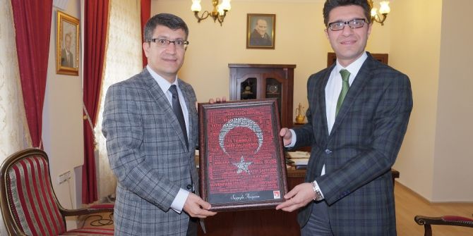 Rektör Taş’dan Kaymakamlara İadeyi Ziyaret