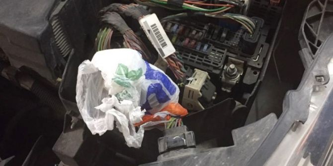 Otomobilin Motorundan 3,5 Kilo Uyuşturucu Çıktı