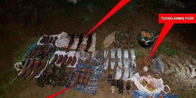 Şırnak’ta Toprağa Gömülü Mühimmat Ele Geçirildi