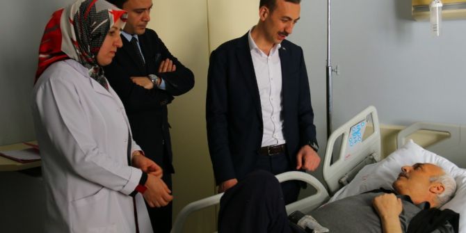 Kaymakam Çiçekli’den Hasta Ziyareti